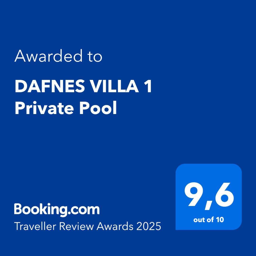 Dafnes Villa 1 Private Pool Perivólosz Kültér fotó